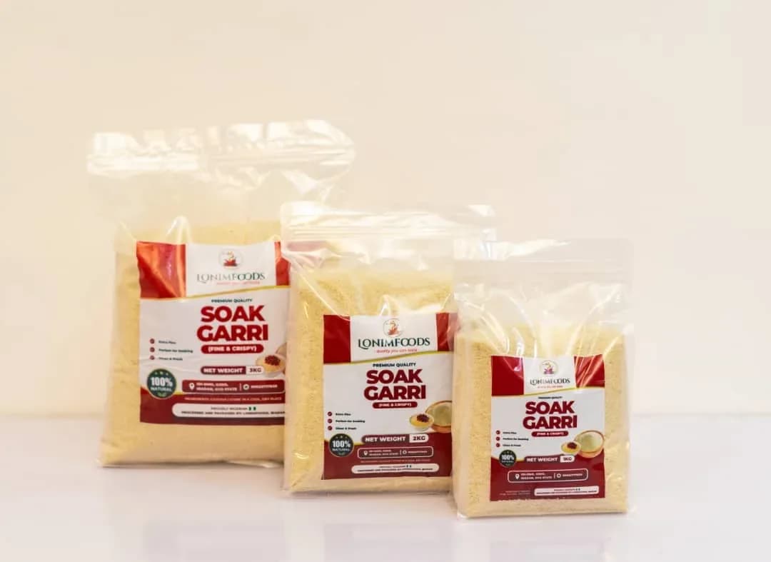 Soak (Ijebu) Garri - Lonimfoods