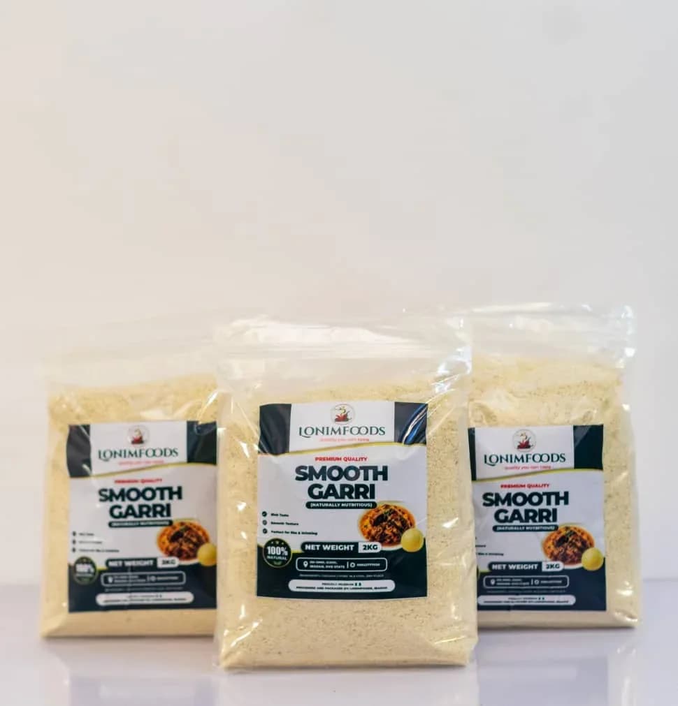 Smooth (White) Garri - lonimfoods